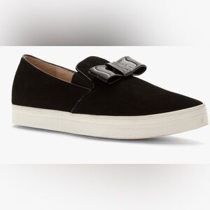 ALL BLACK Women's Tux Bow Sneakers